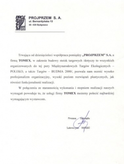 PROJPRZEM S.A.